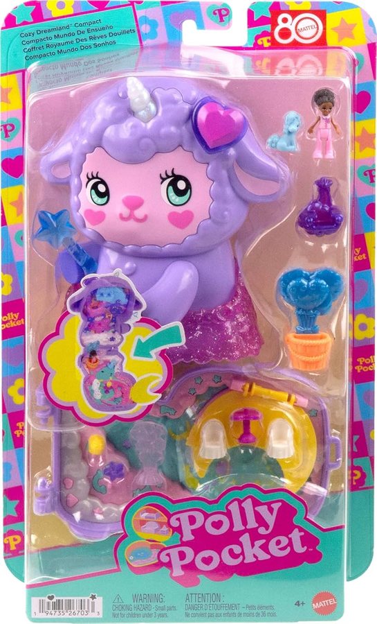 Polly Pocket Cozy Dreamland Lamb Compact — view 6