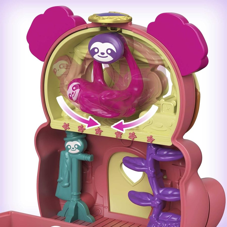 Polly Pocket Flip & Find Sloth Compact — view 4