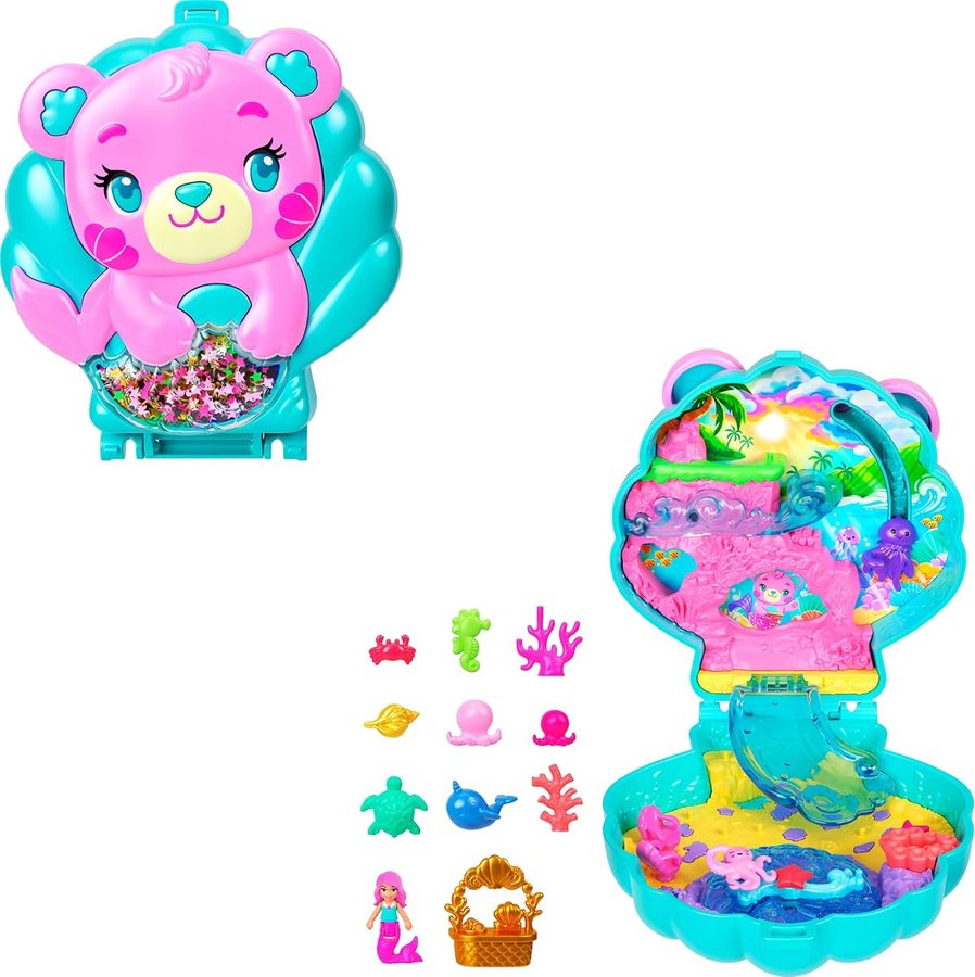 Polly Pocket Glitter Island Compact
