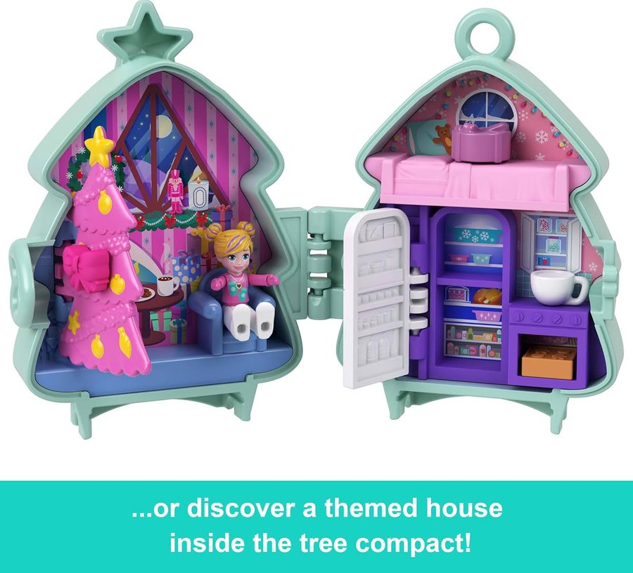 Polly Pocket Holiday Stackable Compact Bundle — view 4