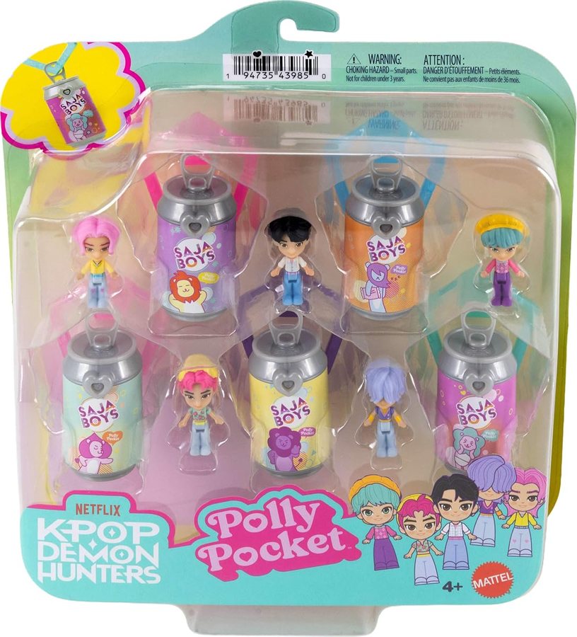 Polly Pocket KPop Demon Hunters Saja Boys Micro Keychains — view 6