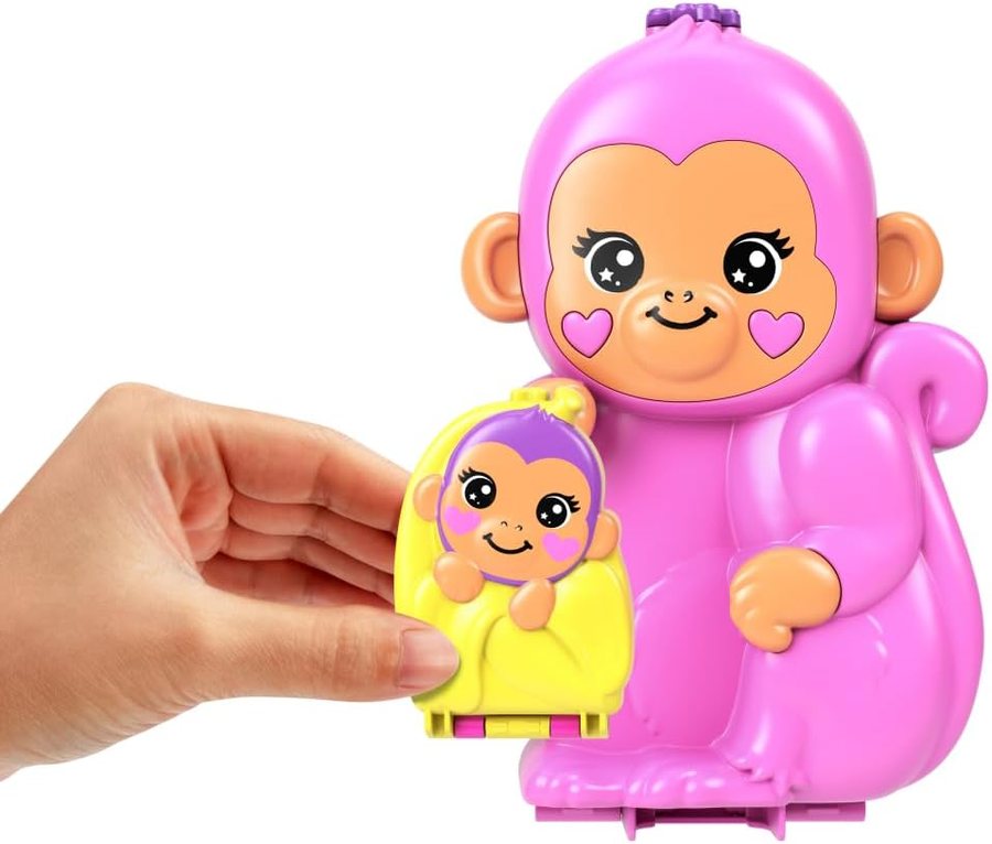 Polly Pocket 2-in-1 Momma Monkey & Baby Wearable Compact — view 4