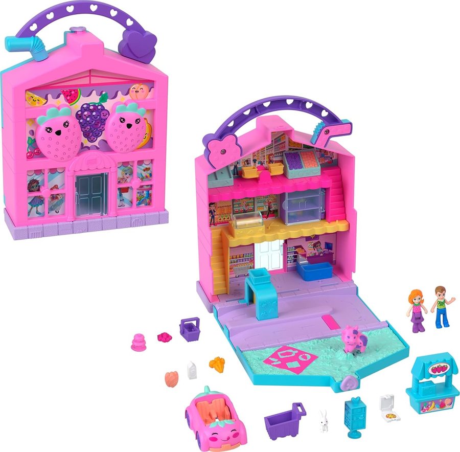 Polly Pocket Pollyville Fresh Market Playset