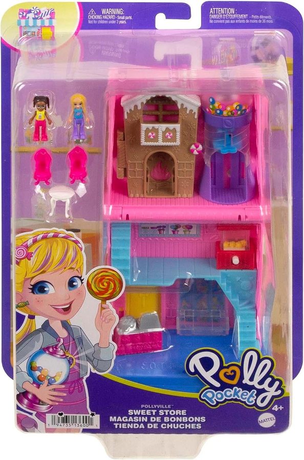Polly Pocket Pollyville Sweet Store Playset — view 6