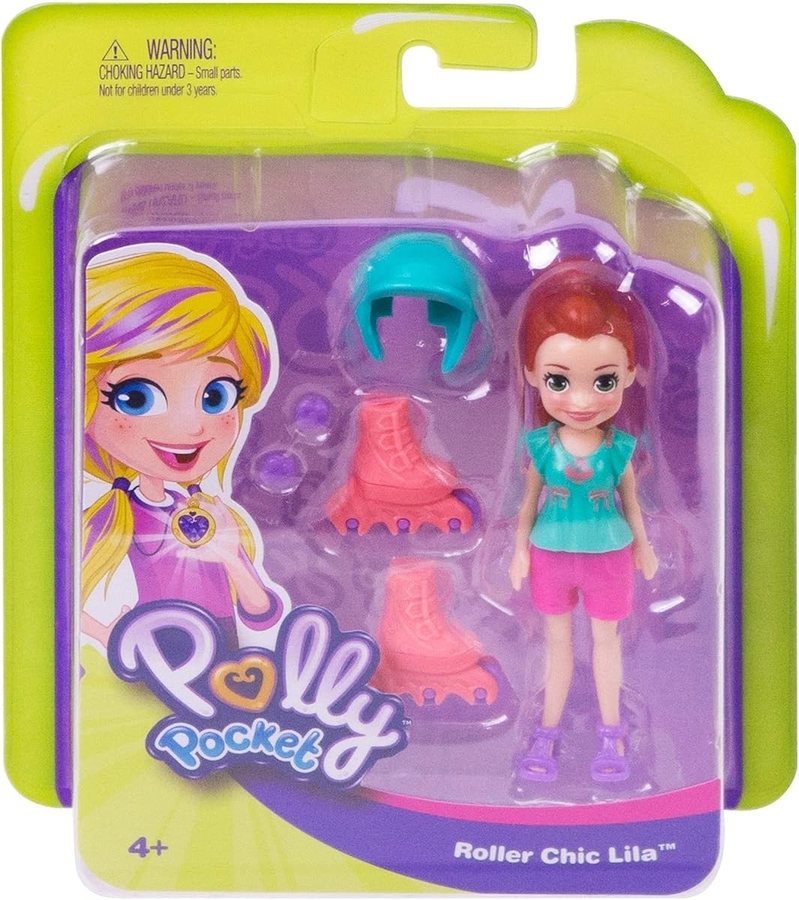 Polly Pocket Roller Chic Lila Doll — view 3