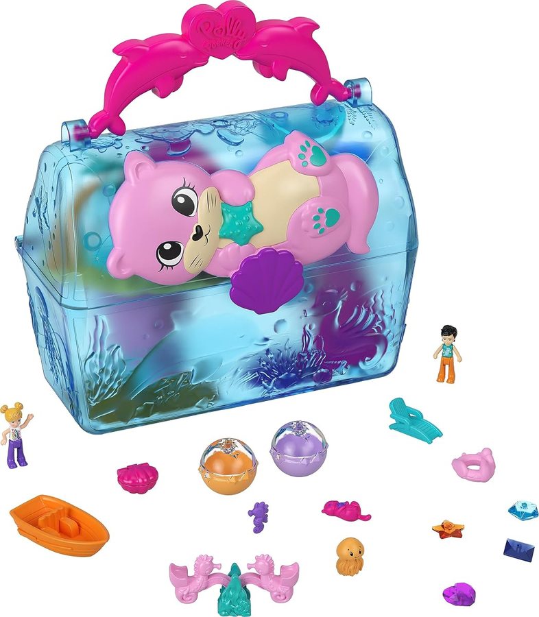 Polly Pocket Sparkle Cove Treasure Chest Playset