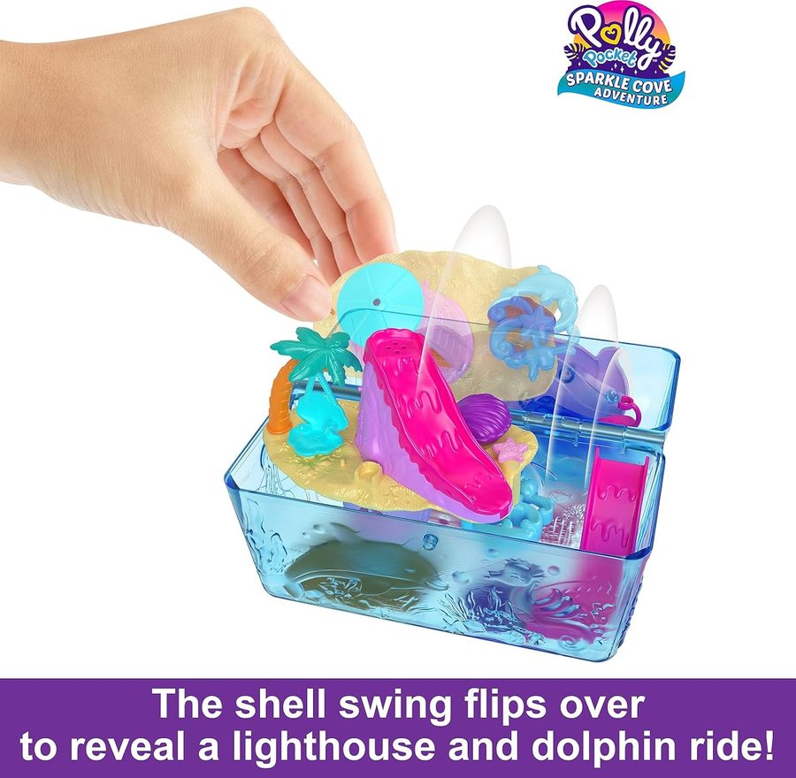 Polly Pocket Sparkle Cove Treasure Chest Playset — view 5