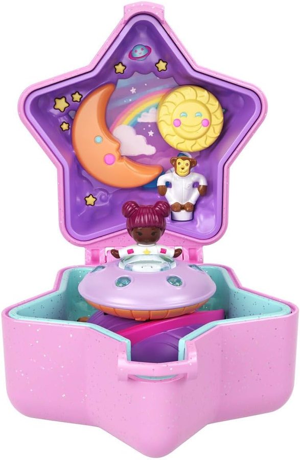 Polly Pocket Keepsake Stardream Ring and Case