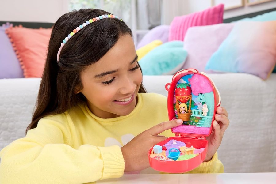Polly Pocket Strawberry Picnic Bunny Compact — view 2