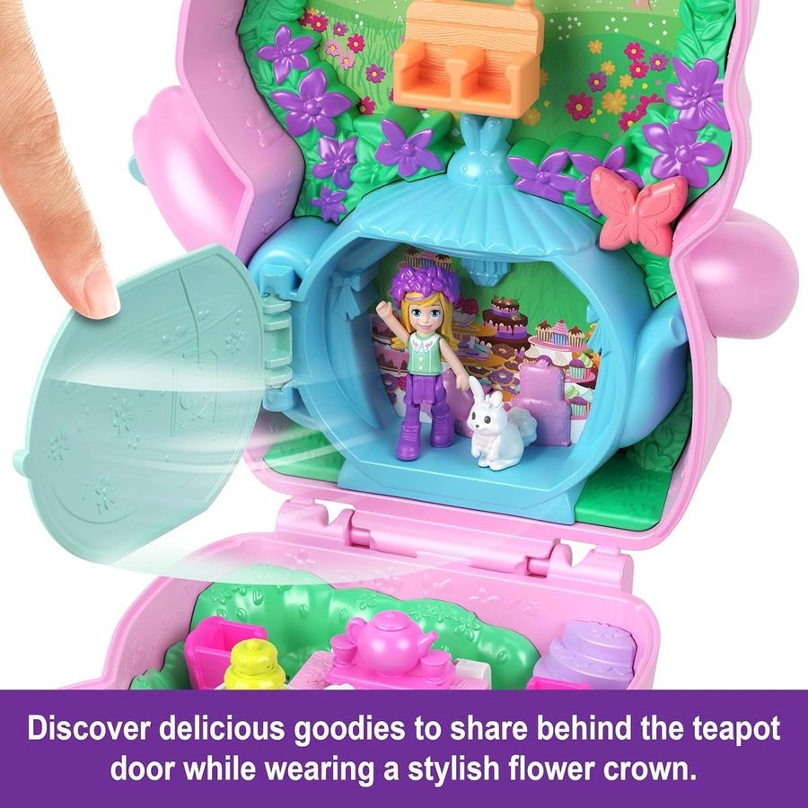 Polly Pocket Tea Party Bunny Compact — view 5