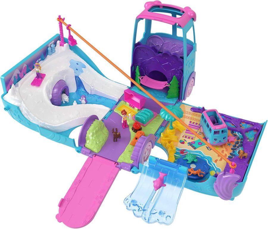 Polly Pocket Transforming Pet Mobile Adventure Playset — view 4