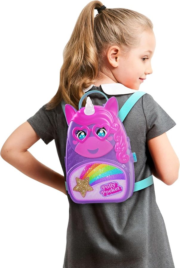 Polly Pocket Unicorn Backpack Playset — view 2