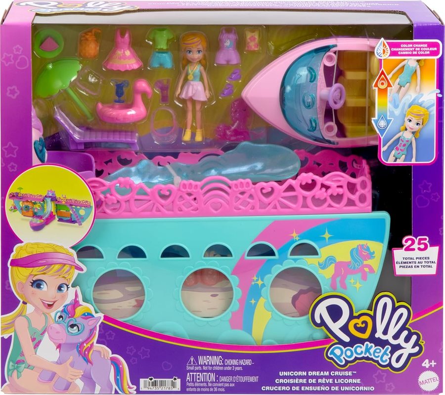 Polly Pocket Unicorn Dream Cruise Portable Playset — view 6